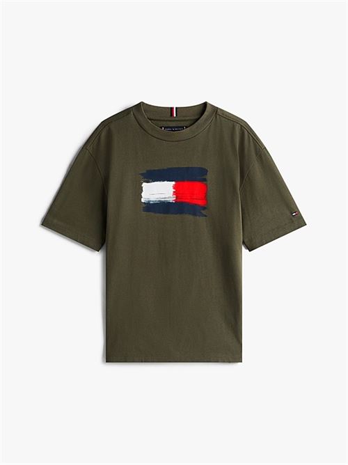 flag archive tee ss TOMMY HILFIGER | KB0KB10111MRH